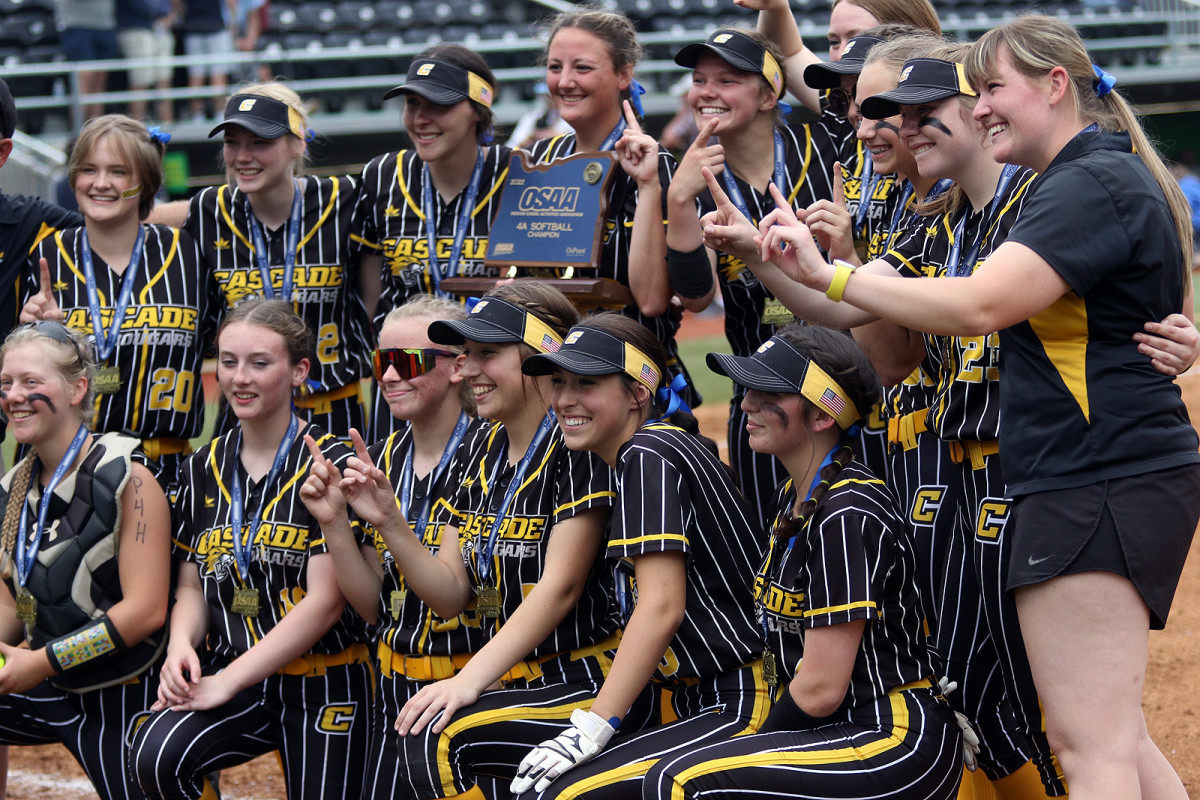Cascade Marist Catholic 4A softball final Dan Brood 49